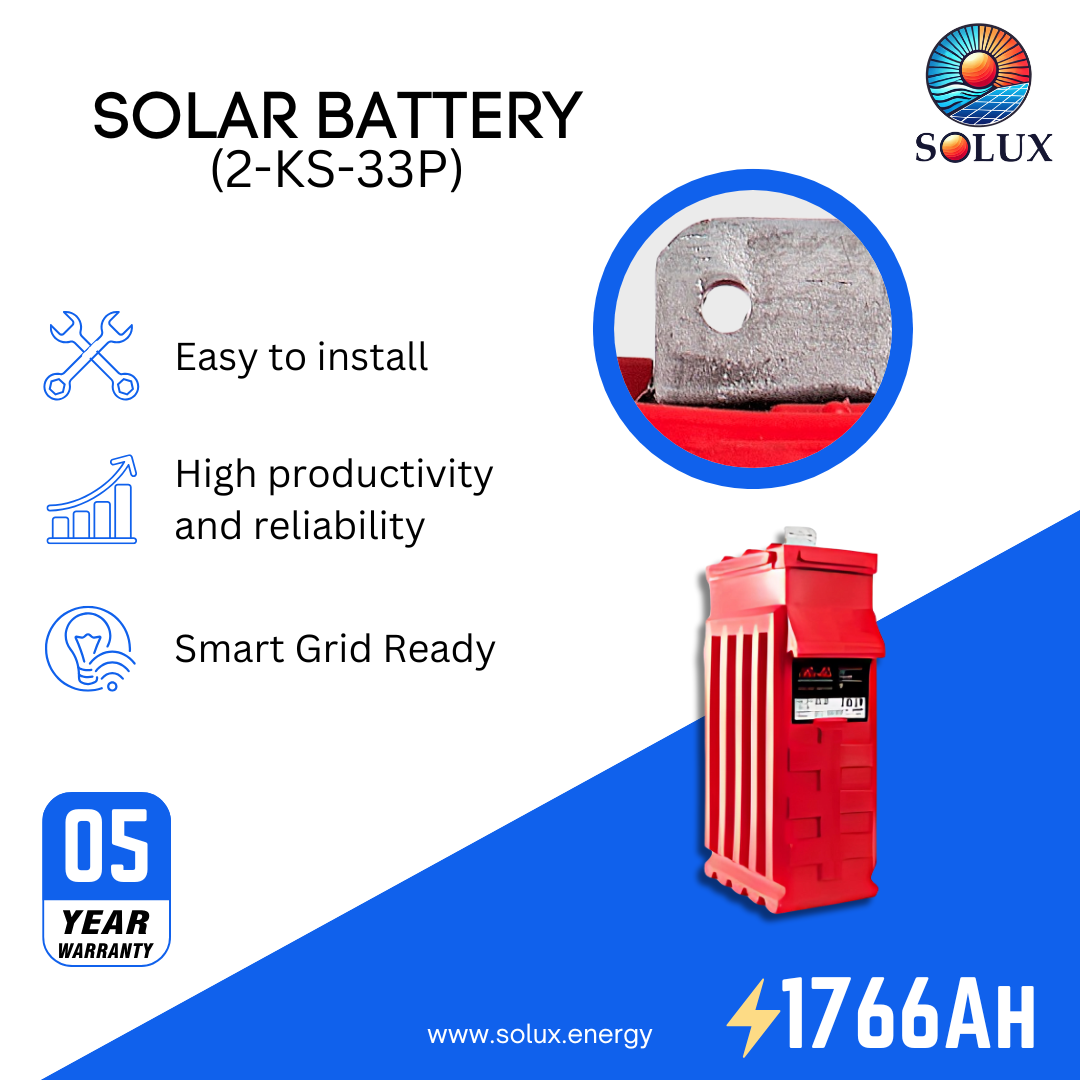 This is an image of Rolls Surrette 2-KS-33P 2V 1766Ah Deep Cycle Flooded Battery